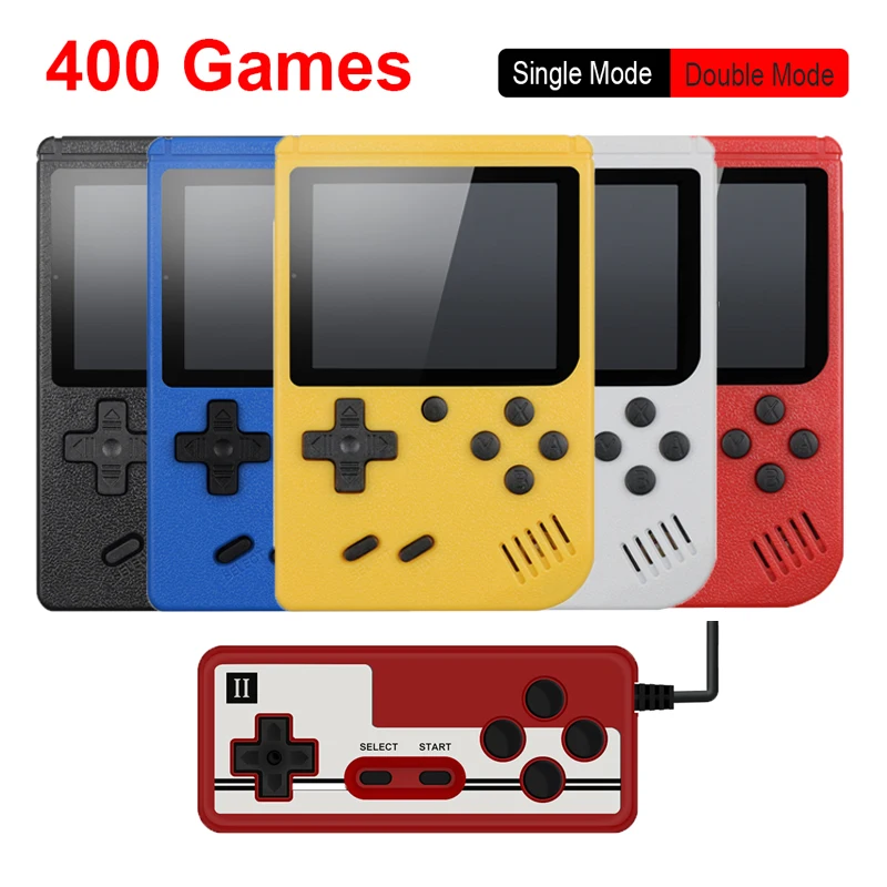 Built-in 400 games Retro Portable Mini Handheld Video Game Console 8-Bit 3.0 Inch Color LCD Kids Color Game Player
Built-in 400 games Retro Portable Mini Handheld Video Game Console 8-Bit 3.0 Inch Color LCD Kids Color Game Player