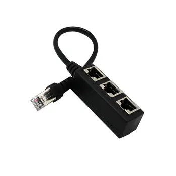 Splitter Ethernet RJ45 Cable Adapter 1 To 3 Port LAN Network Plug Connector for Networking Extension
Splitter Ethernet RJ45 Cable Adapter 1 To 3 Port LAN Network Plug Connector for Networking Extension