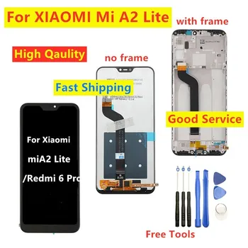 5.84" NEW LCD Display For Xiaomi Mi A2 Lite LCD Display+Touch Screen Digitizer Assembly With Frame For Xiaomi Redmi 6 Pro LCD 
5.84" NEW LCD Display For Xiaomi Mi A2 Lite LCD Display+Touch Screen Digitizer Assembly With Frame For Xiaomi Redmi 6 Pro LCD