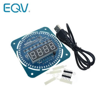 DS1302 Rotating Digital LED Display Module Alarm Electronic Digital Clock LED Temperature Display 5V
DS1302 Rotating Digital LED Display Module Alarm Electronic Digital Clock LED Temperature Display 5V