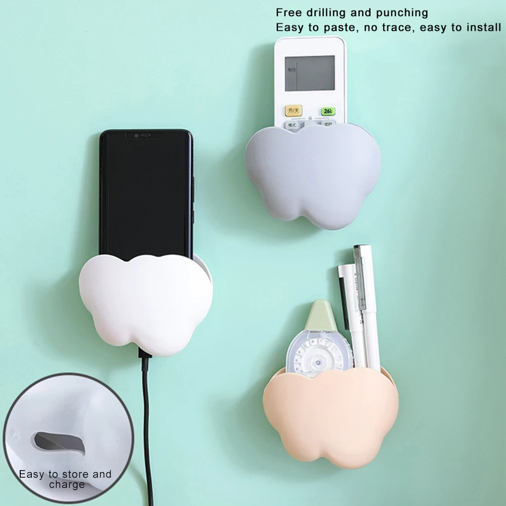 Cloud Shaped Wall Mounted Storage Box Wall Hanging Shelf Free Punch Multi-purpose Holder Phone Holder Remote Control Organizer
Cloud Shaped Wall Mounted Storage Box Wall Hanging Shelf Free Punch Multi-purpose Holder Phone Holder Remote Control Organizer