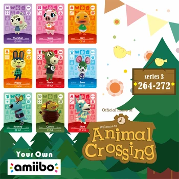 264-272 Animal Crossing Card Amiibo Card Work for NS Games Amibo Switch Amiibo Cards Welcome New Horizons NFC Series 1
264-272 Animal Crossing Card Amiibo Card Work for NS Games Amibo Switch Amiibo Cards Welcome New Horizons NFC Series 1