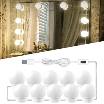 Led Makeup Mirror Light LED Hollywood Light 2 6 10 14Bulb 12V Dimmable Sweep Sensing Control DIY Lighting For Dressing Table
Led Makeup Mirror Light LED Hollywood Light 2 6 10 14Bulb 12V Dimmable Sweep Sensing Control DIY Lighting For Dressing Table