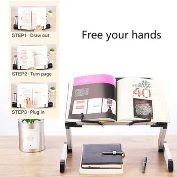 Foldable Reading Book Holder Bookcase Stand 360 Degree Adjustable PC Support Shelf for Kids Adults
Foldable Reading Book Holder Bookcase Stand 360 Degree Adjustable PC Support Shelf for Kids Adults
