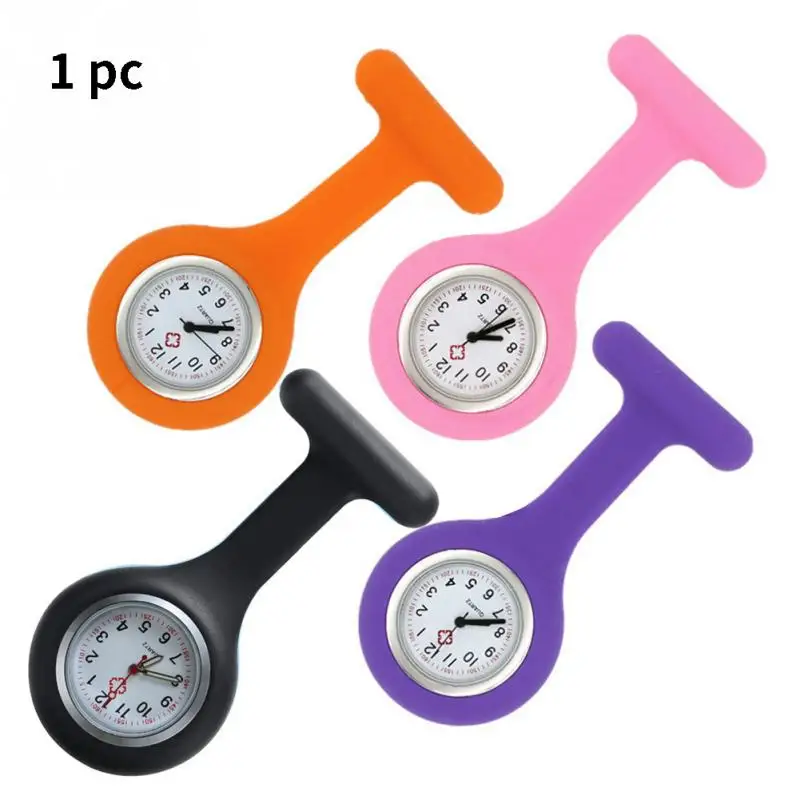 Cute Practical Silicone Nurse Watch Tunic Brooch Round Dial Medical Docter Pocket Watch with Clip for Kids
Cute Practical Silicone Nurse Watch Tunic Brooch Round Dial Medical Docter Pocket Watch with Clip for Kids