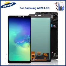 Bloc écran tactile LCD Super Amoled de remplacement, 6.3 pouces, pour Samsung Galaxy A9 2018 A920 A920F SM-A920F/DS=
