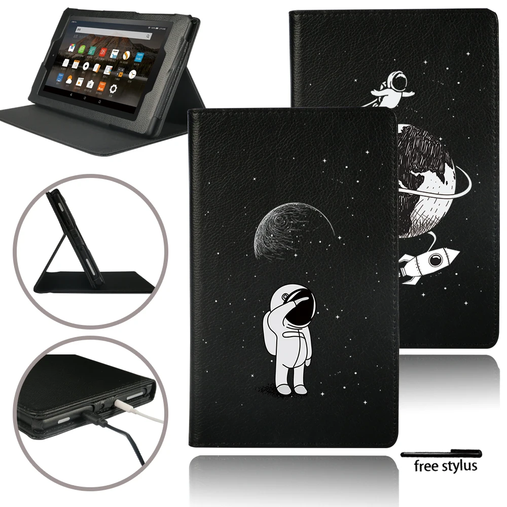 Tablet Case for Amazon Fire 7 HD 10(5th/7th/9th Gen)/HD8(6th/7th/8th Gen) - New Front Bracket Soft Leather Protective Case + Pen
Tablet Case for Amazon Fire 7 HD 10(5th/7th/9th Gen)/HD8(6th/7th/8th Gen) - New Front Bracket Soft Leather Protective Case + Pen