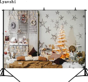 Lyavshi Christmas Tree Photography Backdrop Xmas Elk Star Indoor Background Portrait Photobooth Decorations Photo Studio Props
Lyavshi Christmas Tree Photography Backdrop Xmas Elk Star Indoor Background Portrait Photobooth Decorations Photo Studio Props