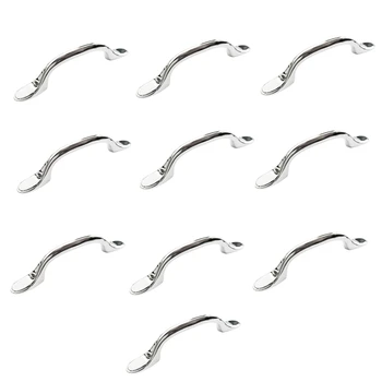 10 Pack Premium Kitchen Cabinet Handles - Traditional Spoon Foot Drawer/Door Hardware - Satin Nickel
10 Pack Premium Kitchen Cabinet Handles - Traditional Spoon Foot Drawer/Door Hardware - Satin Nickel