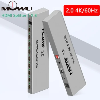 1x2/1x4/1x8 HDMI 2.0 Splitter 1 IN 8 Out HDMI Splitter Switcher Support 4K/60HZ HDCP2.2 EDID RS232 for HDTV PC DVD Projector
1x2/1x4/1x8 HDMI 2.0 Splitter 1 IN 8 Out HDMI Splitter Switcher Support 4K/60HZ HDCP2.2 EDID RS232 for HDTV PC DVD Projector