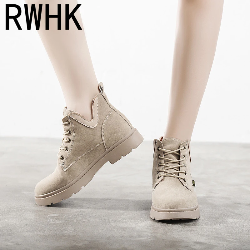 RWHK 2019 Hot New Autumn Early Winter Shoes Women Flat Heel Boots Fashion Keep warm Women's Boots Brand Woman short Botas M011
RWHK 2019 Hot New Autumn Early Winter Shoes Women Flat Heel Boots Fashion Keep warm Women's Boots Brand Woman short Botas M011