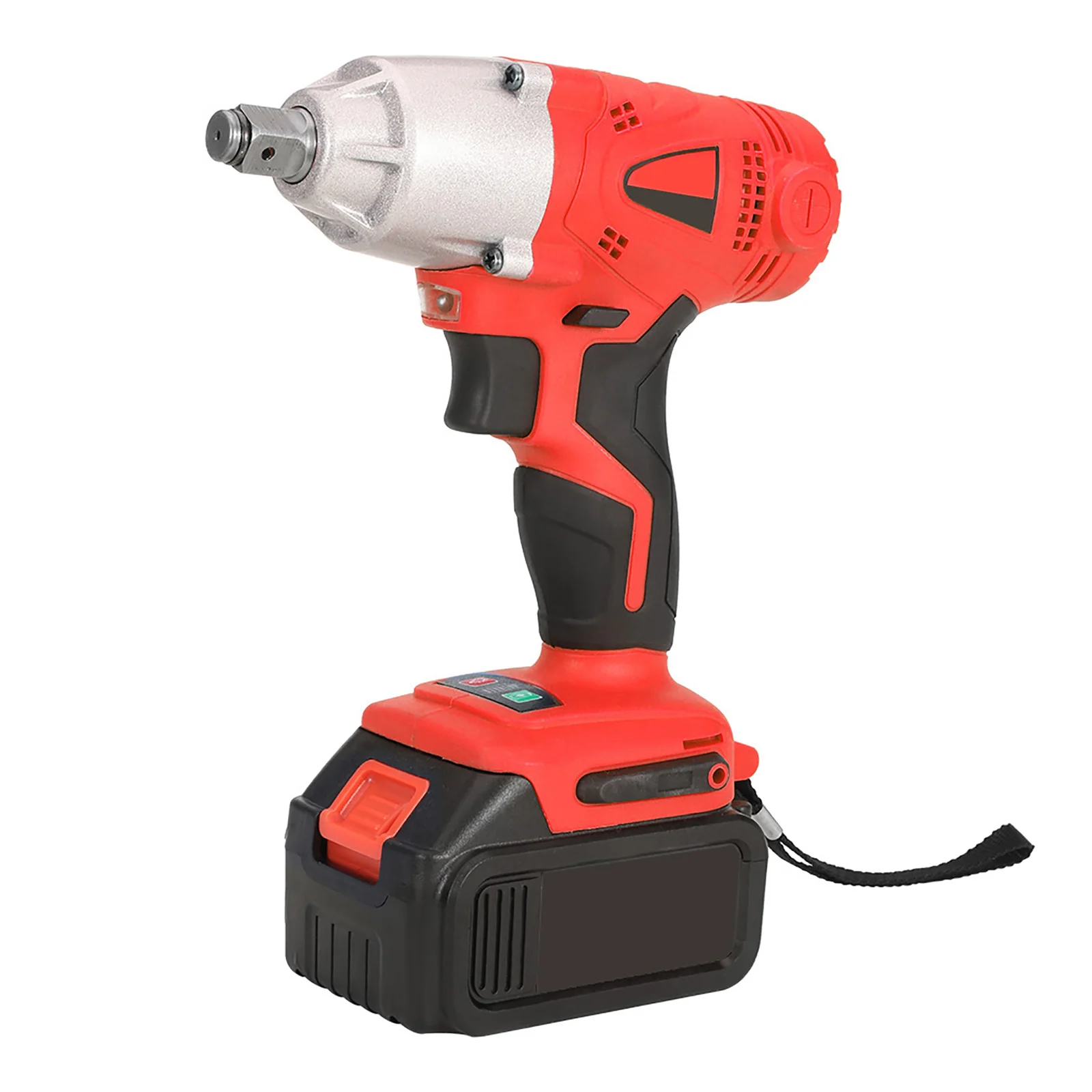 Electric Impact Wrench 110~240V 520N.M Brushless Power Tool No-load Speed 4200RPM with Two 21V 3.0AH 15000mah Lithium Batteries
Electric Impact Wrench 110~240V 520N.M Brushless Power Tool No-load Speed 4200RPM with Two 21V 3.0AH 15000mah Lithium Batteries