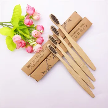 1pc Drop Ship Eco-Friendly Natural Bamboo Charcoal Toothbrush Soft Bristle Low Carbon Wooden Handle Portable Teeth Clean Brush
1pc Drop Ship Eco-Friendly Natural Bamboo Charcoal Toothbrush Soft Bristle Low Carbon Wooden Handle Portable Teeth Clean Brush