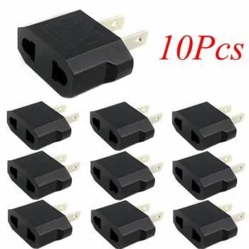 10PCS 6A Universal Travel Power Plug Adapter EU EURO to US USA Adaptor Outlet Converter AC Power Plug Adaptor Connector US TO EU 
10PCS 6A Universal Travel Power Plug Adapter EU EURO to US USA Adaptor Outlet Converter AC Power Plug Adaptor Connector US TO EU