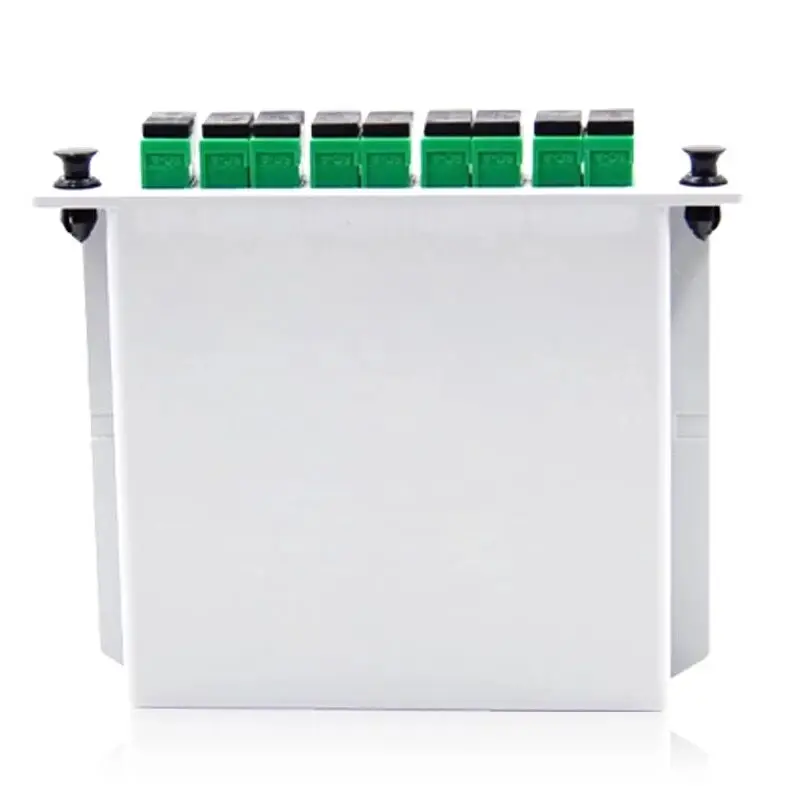 Free Shipping 1X8 SC APC splitter Fiber Optical Box FTTH PLC Splitter box with 1X8 Planar waveguide type Optical splitter
Free Shipping 1X8 SC APC splitter Fiber Optical Box FTTH PLC Splitter box with 1X8 Planar waveguide type Optical splitter