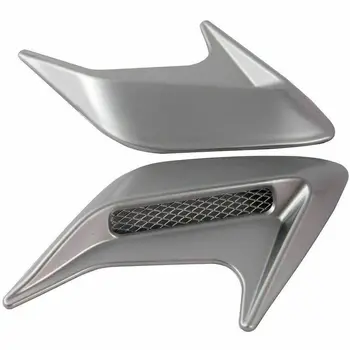 Universal 3D Silver Car Side Wing Air Flow Grill Intake Vent Trim Sticker
Universal 3D Silver Car Side Wing Air Flow Grill Intake Vent Trim Sticker