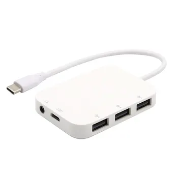 3USB 2.0 Travel Charging With Sound Card Type-c HUB Audio Multifunctional Accessories Converter Adapter ABS Plug And Play
3USB 2.0 Travel Charging With Sound Card Type-c HUB Audio Multifunctional Accessories Converter Adapter ABS Plug And Play