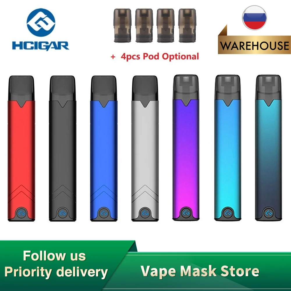Оригинальный комплект Hcigar Akso OS Pod Vape 420 мАч аккумулятор и 1 4 мл набор электронных