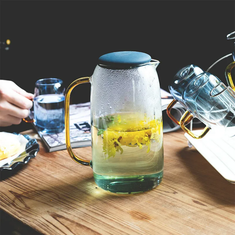 High Quality 1500ml Water Bottle Cup Glass Home Office Kettle Flower Good Heat Resistance Teapot Juice Jug Drinkware tea set
High Quality 1500ml Water Bottle Cup Glass Home Office Kettle Flower Good Heat Resistance Teapot Juice Jug Drinkware tea set