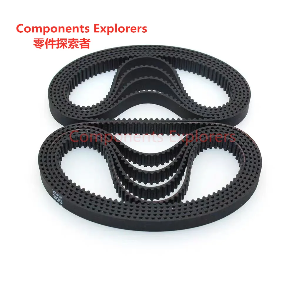 

10/15/20/25/30mm 2GT Timing Belt C=96 98 100 102 104 106 108 110 112 114 116mm GT2 Rubber Synchronous Belts 3D Printer Part