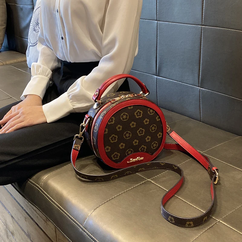 Hot Sale Sweet Round Handbags High Quality Women's Crossbody Bags Female Small Fresh Flower Chain Shoulder Bag Gift
Hot Sale Sweet Round Handbags High Quality Women's Crossbody Bags Female Small Fresh Flower Chain Shoulder Bag Gift