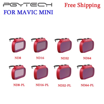 PGYTECH DJI Mavic Mini Filter Camera Lens Filters Set ND8/16/32/64-PL ND8/16/32/64 for DJI Mavic Mini Drone Accessories
PGYTECH DJI Mavic Mini Filter Camera Lens Filters Set ND8/16/32/64-PL ND8/16/32/64 for DJI Mavic Mini Drone Accessories