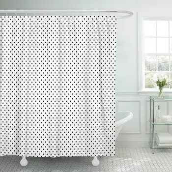 Pattern Polka Dot Black on Small White Abstract Circle Shower Curtain Waterproof Polyester Fabric 60 x 72 Inches with Hooks
Pattern Polka Dot Black on Small White Abstract Circle Shower Curtain Waterproof Polyester Fabric 60 x 72 Inches with Hooks