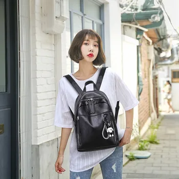 2018 new shoulder bag ladies college style fashion Korean backpack large capacity women's bag 
2018 new shoulder bag ladies college style fashion Korean backpack large capacity women's bag