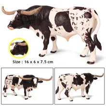 Solid Simulation Wild Animal Cattle Model Texas Longhorn Cow Ranch Cow Children's Toy Decoration
Solid Simulation Wild Animal Cattle Model Texas Longhorn Cow Ranch Cow Children's Toy Decoration