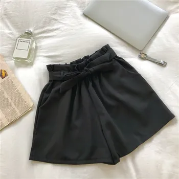 Women's Spodenki Damskie Shorts High Waist Casual Loose Bow Tie Wide Leg Shorts
Women's Spodenki Damskie Shorts High Waist Casual Loose Bow Tie Wide Leg Shorts