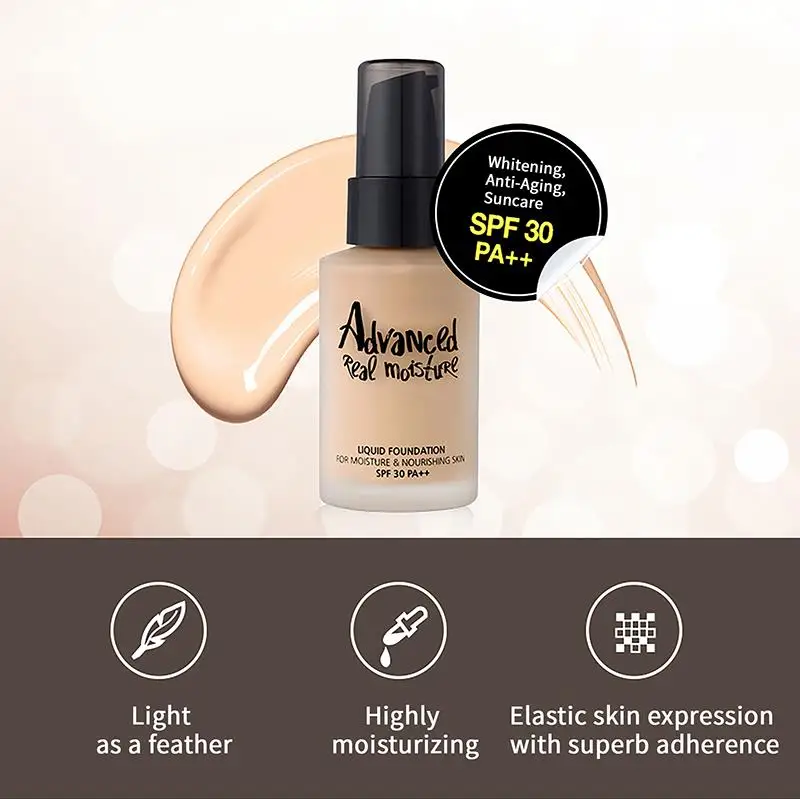 advanced real moisture liquid foundation