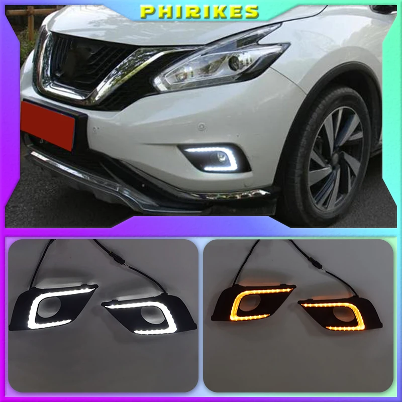 Дневные ходовые огни DRL для Nissan Murano 2015 2016, противотуманные фары 12 В, дневной свет с желтым указателем поворота, 1 пара
Дневные ходовые огни DRL для Nissan Murano 2015 2016, противотуманные фары 12 В, дневной свет с желтым указателем поворота, 1 пара