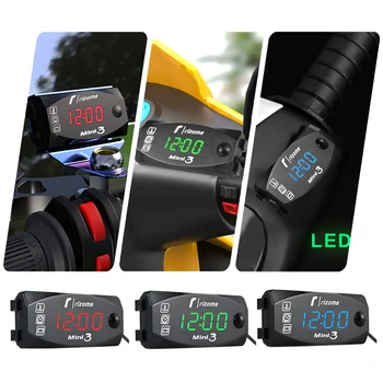 Universal IP67 Motorcycle Electronic Clock Thermometer Voltmeter Three-In-One Waterproof Dust-proof LED Watch Digital Display
Universal IP67 Motorcycle Electronic Clock Thermometer Voltmeter Three-In-One Waterproof Dust-proof LED Watch Digital Display