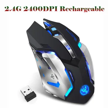 2.4G 2400DPI Rechargeable Wireless Mouse with Colorful Breathing Light 5 Buttons and 1 Round Gaming Mouse
2.4G 2400DPI Rechargeable Wireless Mouse with Colorful Breathing Light 5 Buttons and 1 Round Gaming Mouse