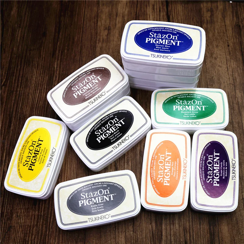 Multicolor Japan Tsukineko Stazon PIGMENT multi-function printing table rubber stamp paper hand account inkpad
Multicolor Japan Tsukineko Stazon PIGMENT multi-function printing table rubber stamp paper hand account inkpad