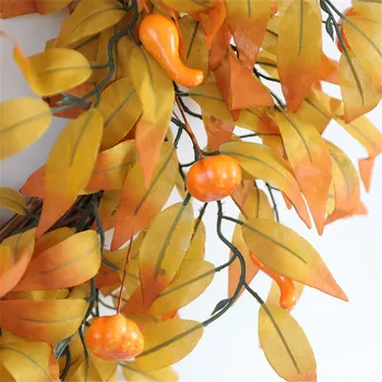Christmas decoration Thanksgiving Autumn Wreath Decoration Pumpkin Berry Maple Leaf Solid Color Wreat декор для дома 
Christmas decoration Thanksgiving Autumn Wreath Decoration Pumpkin Berry Maple Leaf Solid Color Wreat декор для дома