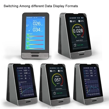 DM72B-WiFi 4.3 Inch LED Display Intelligent CO2 HCHO TOVC Gas Detector PM2.5 PM1.0 PM10 Temperature Humidity Meter O29 Dropship
DM72B-WiFi 4.3 Inch LED Display Intelligent CO2 HCHO TOVC Gas Detector PM2.5 PM1.0 PM10 Temperature Humidity Meter O29 Dropship