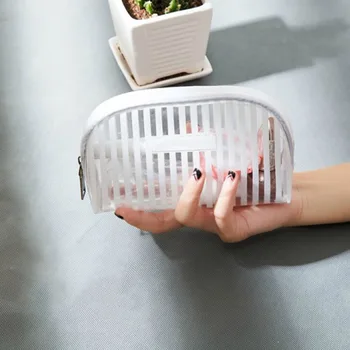 Zipper Closure Fashion Transparent PVC Travel Multifunction Waterproof Cosmetic Portable Practical Storage Bag Striped Pattern
Zipper Closure Fashion Transparent PVC Travel Multifunction Waterproof Cosmetic Portable Practical Storage Bag Striped Pattern