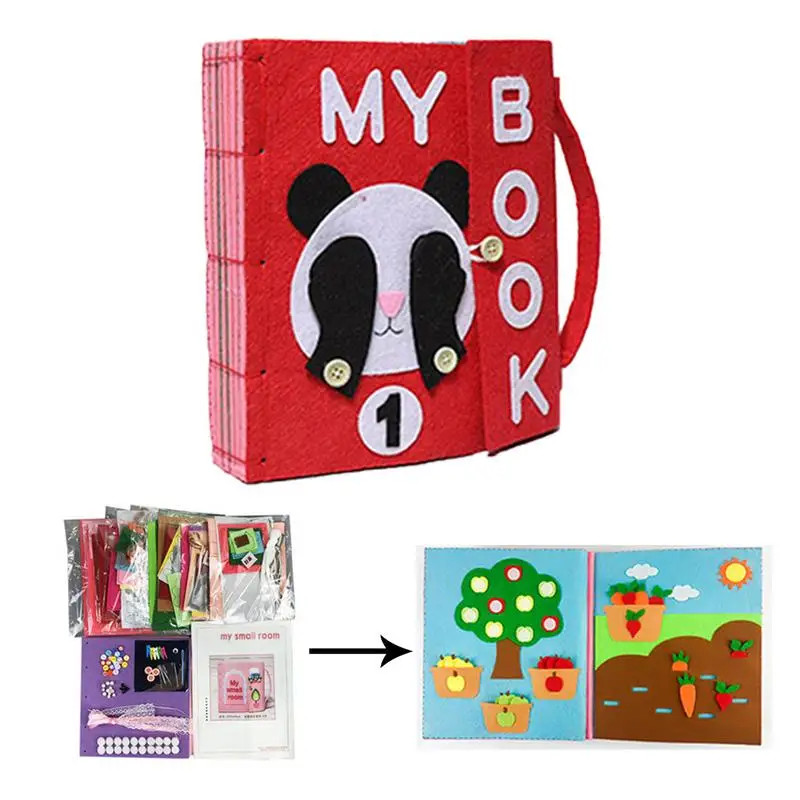 3D Kids Cloth Book DIY Panting Book Organizer Manual Intelligence Puzzle Children Toy Book Early Education Development Reading
3D Kids Cloth Book DIY Panting Book Organizer Manual Intelligence Puzzle Children Toy Book Early Education Development Reading