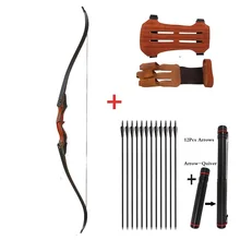 Archery Recurve Bow Right Hand adult Bow for Hunting Recurve bow set Adjustable for Right hand Traditional Wood Hunting Bow
Archery Recurve Bow Right Hand adult Bow for Hunting Recurve bow set Adjustable for Right hand Traditional Wood Hunting Bow