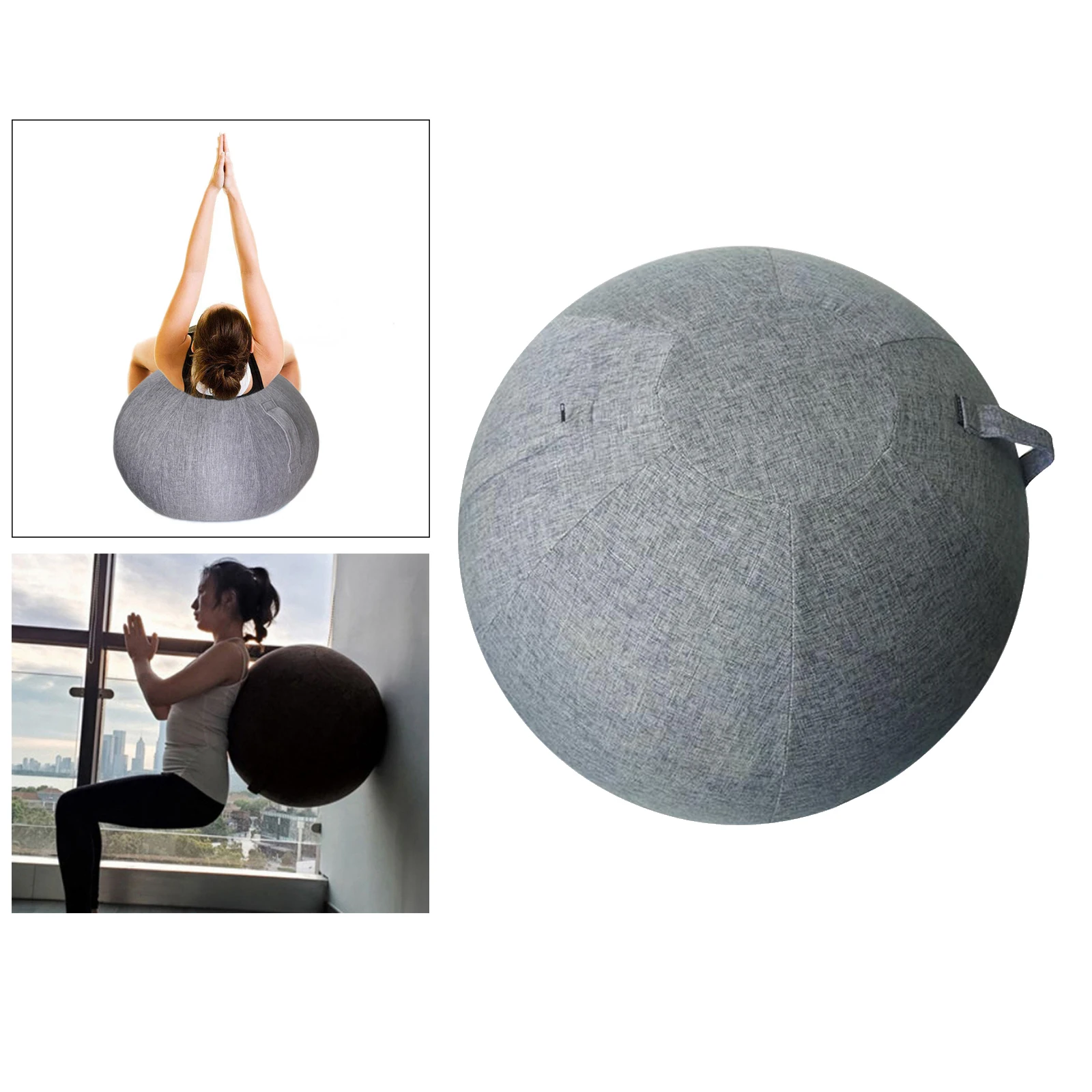 75cm Sitting Ball Chair Cover Anti-Burst Yoga Exercise Balls Protect Case 75cm Sitting Ball Chair Cover Anti-Burst Yoga Exercise Balls Protect Case