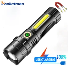 Ultra Powerful LED Flashlight 4 Modes portable Waterproof torch Strong magnet light USB mobile Charger Outdoor Adventure Camping
Ultra Powerful LED Flashlight 4 Modes portable Waterproof torch Strong magnet light USB mobile Charger Outdoor Adventure Camping