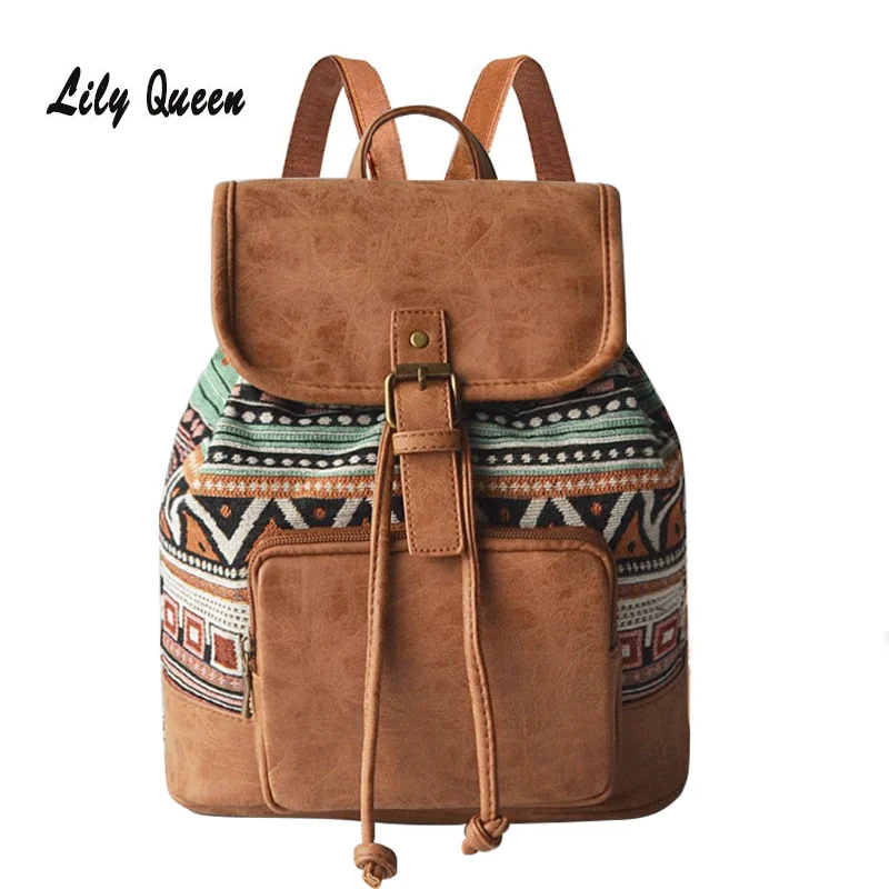 Lily Queen Fashion Bohemian Purse Backpack Lightweight Travel Bags for Women and Teen Girls School Rucksack
Lily Queen Fashion Bohemian Purse Backpack Lightweight Travel Bags for Women and Teen Girls School Rucksack