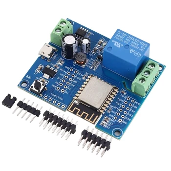 WIFI Relay Controller Module, DC 5V 8V-80V ESP8266 Wireless Controller Module ESP-12F for IOT Smart Home APP
WIFI Relay Controller Module, DC 5V 8V-80V ESP8266 Wireless Controller Module ESP-12F for IOT Smart Home APP