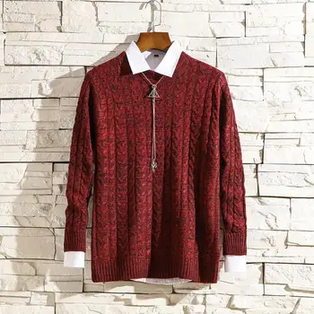 Spring And Autumn Super Fire New Trend Solid Color Round Neck Slim Handsome Hong Kong Style Wild Casual Handsome Sweater
Spring And Autumn Super Fire New Trend Solid Color Round Neck Slim Handsome Hong Kong Style Wild Casual Handsome Sweater