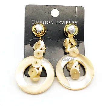 Sea Shell Pendant Natural Pearl Stud Earrings Statement Dangle Drop Earrings Imitation Shell Charm Bridal Jewelry Gift For Women 
Sea Shell Pendant Natural Pearl Stud Earrings Statement Dangle Drop Earrings Imitation Shell Charm Bridal Jewelry Gift For Women