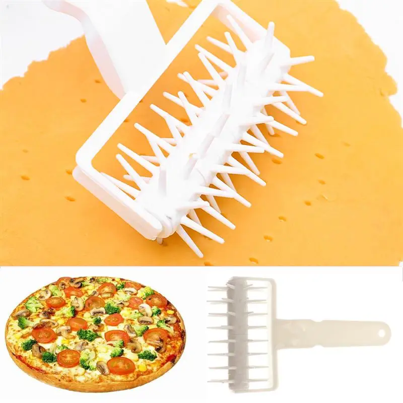 1pc Kitchen Baking Roller Plastic Baking Spike Roller Pastry Pizza Dough Docker Roller (White/Beige, Random Color)
1pc Kitchen Baking Roller Plastic Baking Spike Roller Pastry Pizza Dough Docker Roller (White/Beige, Random Color)