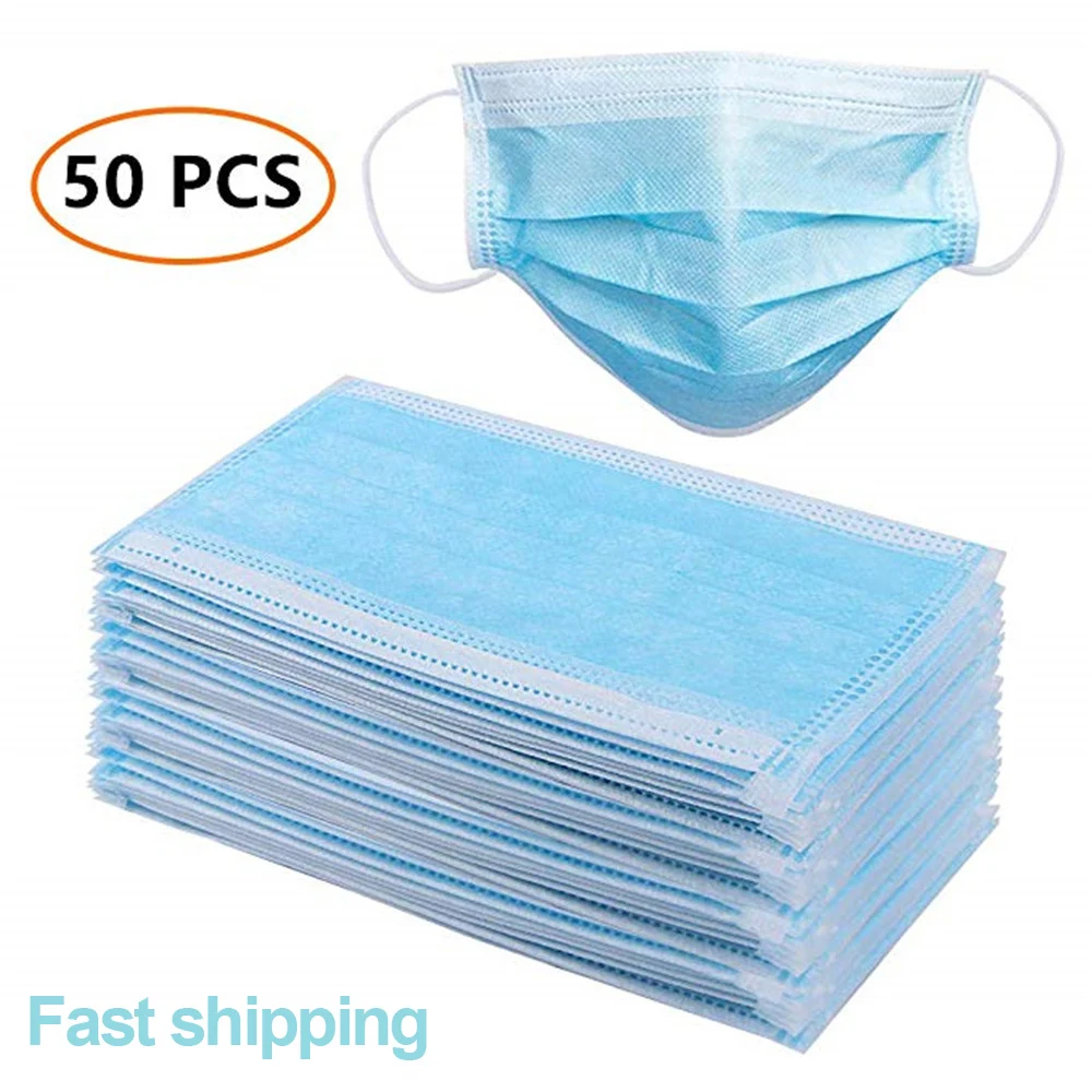 50 pcs Anti Virus formaldehyde bad smell Mask Disposable Protect Mask 3 Layers Filter Dustproof Elastic Earloop Mouth Masks
50 pcs Anti Virus formaldehyde bad smell Mask Disposable Protect Mask 3 Layers Filter Dustproof Elastic Earloop Mouth Masks