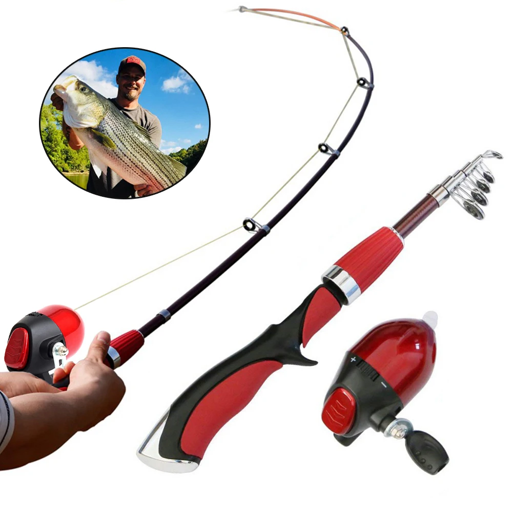 Carbon Fiber Rod Superhard Boat Ice Fly Lure Fishing Rod With High Quality Fishing Reel Fishing Tackle set De Pesca 1.4m Length
Carbon Fiber Rod Superhard Boat Ice Fly Lure Fishing Rod With High Quality Fishing Reel Fishing Tackle set De Pesca 1.4m Length