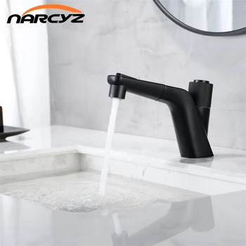 Basin Faucet Modern Pull out Faucet Matte Black Faucet rotary button Faucet Bathroom Sink Hot and Cold Water Faucet B611
Basin Faucet Modern Pull out Faucet Matte Black Faucet rotary button Faucet Bathroom Sink Hot and Cold Water Faucet B611